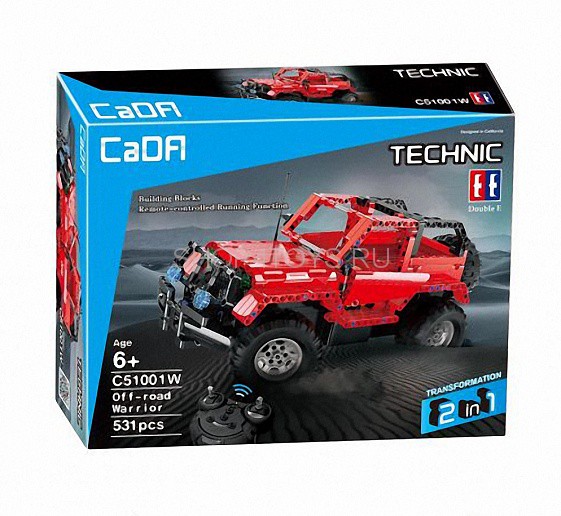 Радиоуправляемый джип-конструктор серии TECHNIC 2 в 1 - C51001W