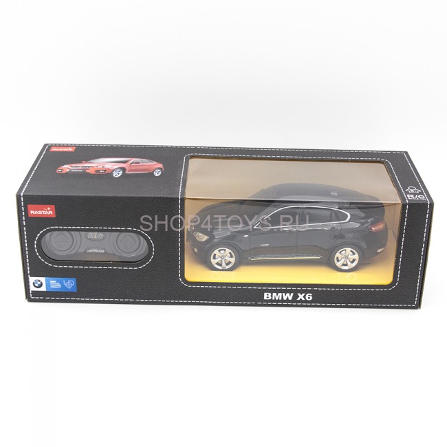 Радиоуправляемая машина Rastar BMW X6 Black 1:24 - RAS-31700 Радиоуправляемая машина Rastar BMW X6 Black 1:24 - RAS-31700