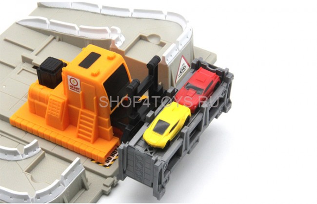 Железная дорога со станцией загрузки автомобилей, длина 762 см - BSQ-2081 Железная дорога со станцией загрузки автомобилей, длина 762 см - BSQ-2081