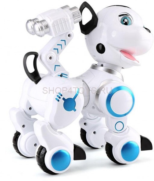 Робот-собака "Дружок" (сенсорные датчики, программируется, свет, звук, лай) - ZYB-B2856