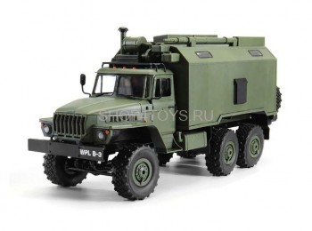 Радиоуправляемый внедорожник WPL Советский военный грузовик Урал 4WD 1:16 2.4G - WPLB-36 Радиоуправляемый внедорожник WPL Советский военный грузовик Урал 4WD 1:16 2.4G - WPLB-36