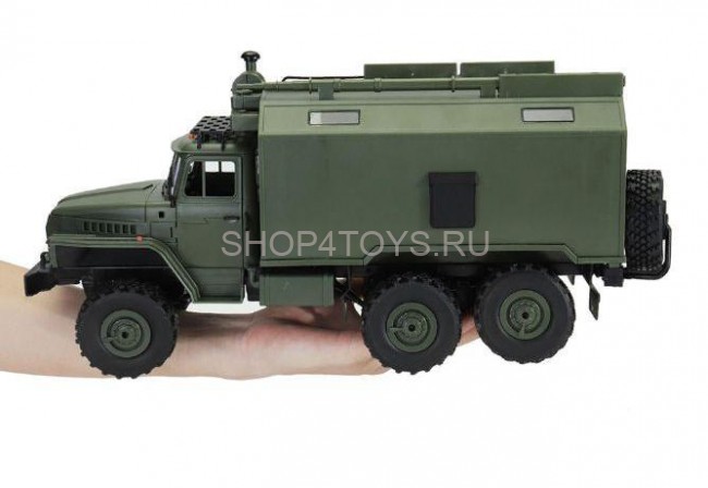 Радиоуправляемый внедорожник WPL Советский военный грузовик Урал 4WD 1:16 2.4G - WPLB-36 Радиоуправляемый внедорожник WPL Советский военный грузовик Урал 4WD 1:16 2.4G - WPLB-36