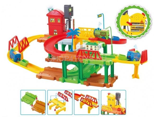 Железная дорога Твой Старт Паровозик на батарейках - ZYA-A2773-2