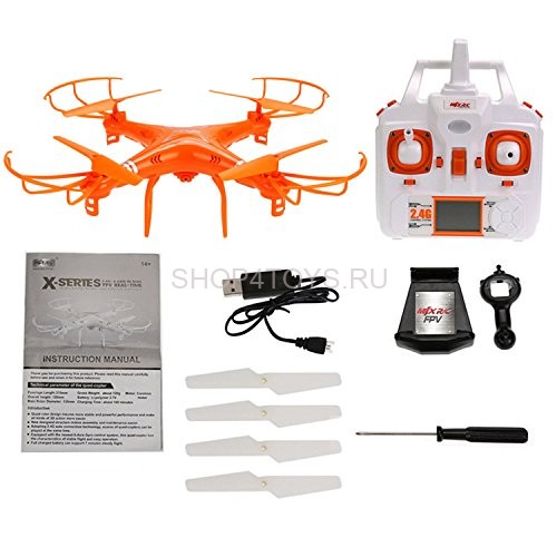 Радиоуправляемый квадрокоптер MJX X705C HD FPV Orange 2.4G - X705C Радиоуправляемый квадрокоптер MJX X705C HD FPV Orange 2.4G - X705C