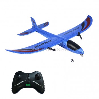Радиоуправляемый самолет планер Blue Pterosaur - FX818 Радиоуправляемый самолет планер Blue Pterosaur - FX818. Самолет сконструирован таким образом, чтобы максимально облегчить управление для новичков.