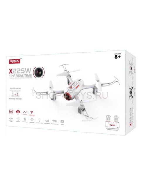 Радиоуправляемый квадрокоптер Syma X22SW Black FPV RTF 2.4G - SYMA-X22SW-BLACK Радиоуправляемый квадрокоптер Syma X22SW Black FPV RTF 2.4G - SYMA-X22SW-BLACK