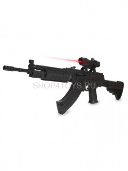 Детский автомат M775A (75см, пневматика, лазер, фонарик WB) - CS-M775A Детский автомат M775A (75 см, пневматика, лазер, фонарик WB) - CS-M775A