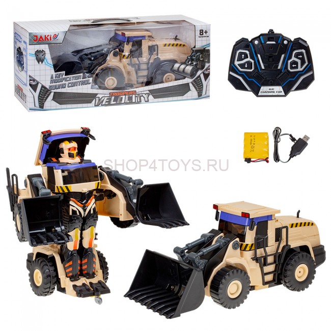 Радиоуправляемый трансформер JiaQi (бульдозер - робот) - TT675 Радиоуправляемый трансформер JiaQi (бульдозер - робот) - TT675