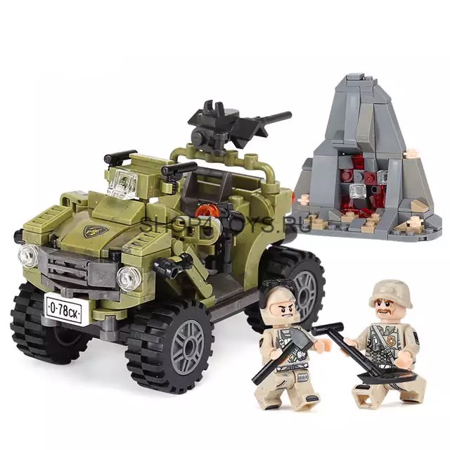 Конструктор XingBao Военный квадроцикл (347 деталей) - XB-06010 Конструктор XingBao Военный квадроцикл (347 деталей) - XB-06010