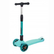 Самокат Maxiscoo Junior Delux Трехколесный Складной со Светящимися Колесами, Мятный - MSC-J091805D Самокат Maxiscoo Junior Delux Трехколесный Складной со Светящимися Колесами, Мятный - MSC-J091805D