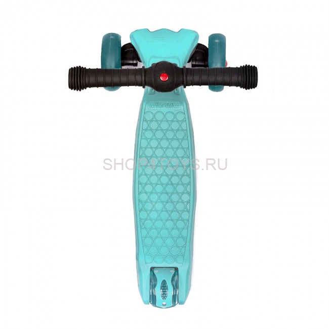 Самокат Maxiscoo Junior Delux Трехколесный Складной со Светящимися Колесами, Мятный - MSC-J091805D Самокат Maxiscoo Junior Delux Трехколесный Складной со Светящимися Колесами, Мятный - MSC-J091805D