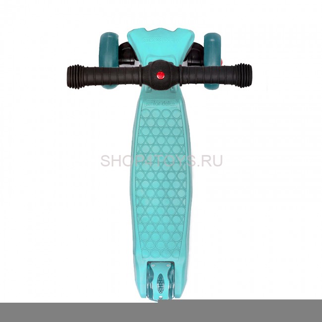 Самокат Maxiscoo Junior Delux Трехколесный Складной со Светящимися Колесами, Мятный - MSC-J091805D Самокат Maxiscoo Junior Delux Трехколесный Складной со Светящимися Колесами, Мятный - MSC-J091805D