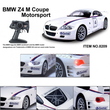 Радиоуправляемый автомобиль MJX BMW Z4 M Coupe 1:10 - 8209 Полноуправляемая модель, полностью повторяющая внешний вид автомобиля БМВ Z4. Игрушка официально лицензирована BMW AG.