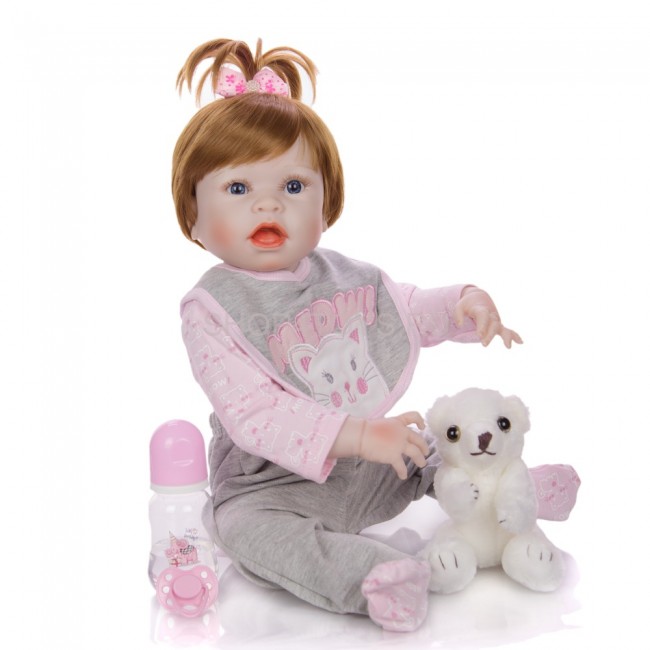 Реборн силиконовая Марина