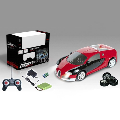 Радиоуправляемая машинка для дрифта Bugatti Veyron 1:24 - 666-227