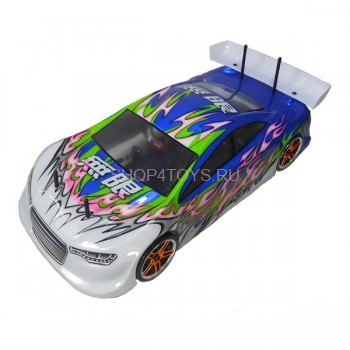 Радиоуправляемый автомобиль для дрифта HSP Flying Fish 1 - 1:10 4WD - 94123-01037 - 2.4G Новинка 2015 года. Полностью готовая к эксплуатации полноприводная  автомодель для дрифта HSP с электродвигателем серии 540