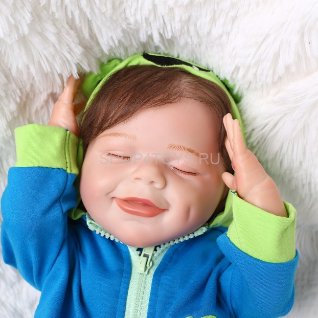 Реборн мальчик сплюшка