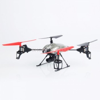 Радиоуправляемый квадрокоптер WL toys V989 2.4GHz с пушкой стреляющей ракетами - V989 Высокая скорость, моментальная реакция и удароустойчивость WL V969 с ракетницей - всё что нужно для полётов на улице: как спокойных, так и экстремально эффектных и быстрых.