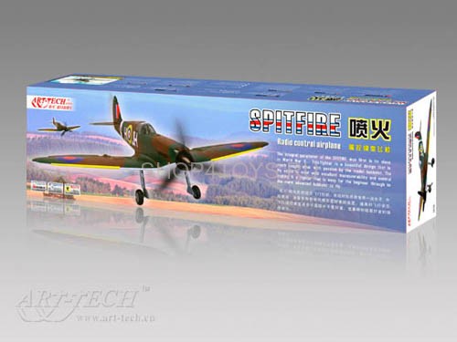 Радиоуправляемый самолет Art-tech Spitfire V2 EPO 2.4G - 21175 Радиоуправляемый самолет Art-tech Spitfire V2 EPO 2.4G - 21175