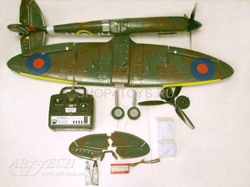 Радиоуправляемый самолет Art-tech Spitfire V2 EPO 2.4G - 21175 Радиоуправляемый самолет Art-tech Spitfire V2 EPO 2.4G - 21175
