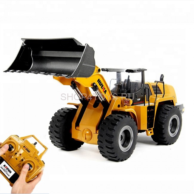 Радиоуправляемый погрузчик бульдозер HUI NA TOYS 1:14 2.4G - HN1583
