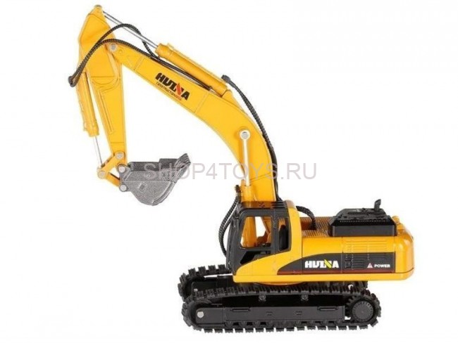 Металлический гусеничный экскаватор HuiNa Toys 1:40 - HN1910 Металлический гусеничный экскаватор HuiNa Toys 1:40 - HN1910
