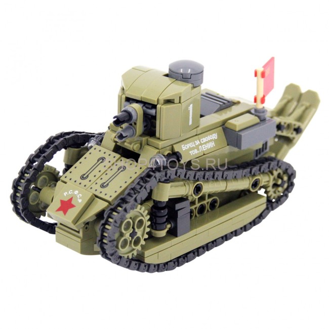 Конструктор Армия России - Танк Борец за свободу товарищ Ленин - АР-01017 Конструктор Армия России - Танк Борец за свободу товарищ Ленин - АР-01017