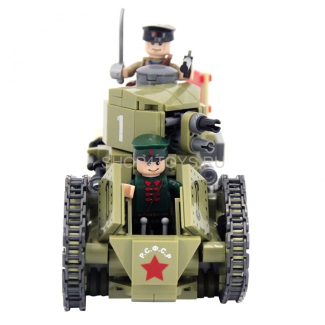 Конструктор Армия России - Танк Борец за свободу товарищ Ленин - АР-01017 Конструктор Армия России - Танк Борец за свободу товарищ Ленин - АР-01017