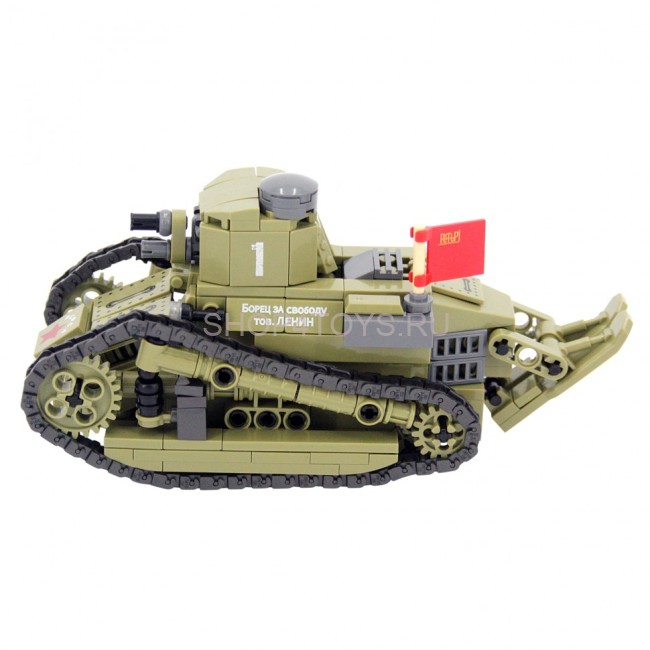 Конструктор Армия России - Танк Борец за свободу товарищ Ленин - АР-01017 Конструктор Армия России - Танк Борец за свободу товарищ Ленин - АР-01017