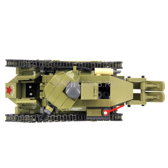Конструктор Армия России - Танк Борец за свободу товарищ Ленин - АР-01017 Конструктор Армия России - Танк Борец за свободу товарищ Ленин - АР-01017