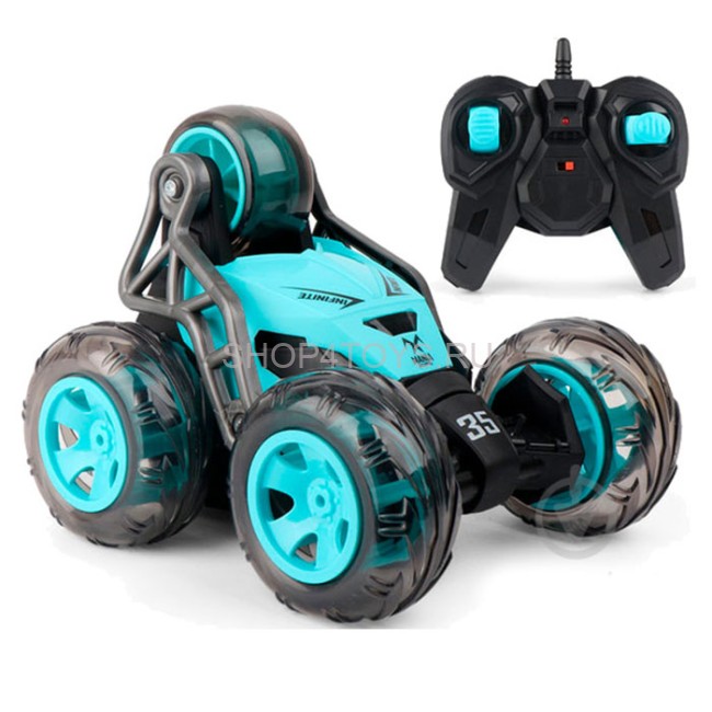 Радиоуправляемая синяя трюковая машина-перевертыш Mekbao - 5588-624-BLUE Радиоуправляемая синяя трюковая машина-перевертыш Mekbao - 5588-624-BLUE