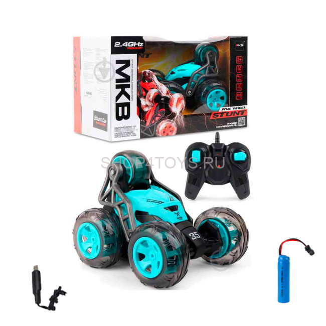 Радиоуправляемая синяя трюковая машина-перевертыш Mekbao - 5588-624-BLUE Радиоуправляемая синяя трюковая машина-перевертыш Mekbao - 5588-624-BLUE