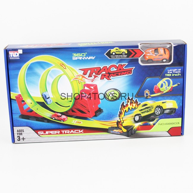 Детский пусковой трек Track Racing длина трека 300 см - 68803