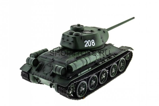 Радиоуправляемый танк HL T-34 / Т-34М Li-Ion с дымом 1:16 2.4G - HL-3909-1 PRO
