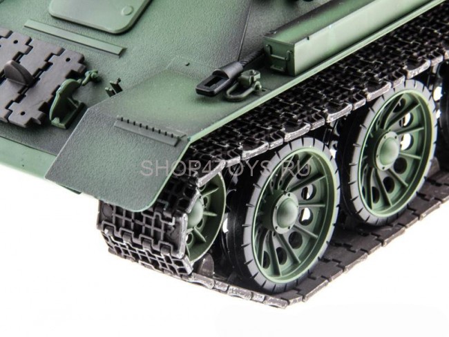 Радиоуправляемый танк HL T-34 / Т-34М Li-Ion с дымом 1:16 2.4G - HL-3909-1 PRO