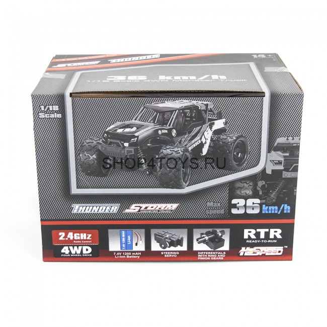 Радиоуправляемая машина Thunder Storm 4WD 1:18 - HS18311 Радиоуправляемая машина Thunder Storm 4WD 1:18 - HS18311