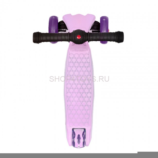 Самокат Maxiscoo Junior Delux Трехколесный Складной со Светящимися Колесами, Лавандовый - MSC-J0918 Самокат Maxiscoo Junior Delux Трехколесный Складной со Светящимися Колесами, Лавандовый - MSC-J0918