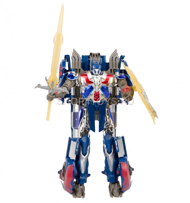 Робот-трансформер стальной ''Грузовик (щит и меч)'' 35 см - J8070/8004B