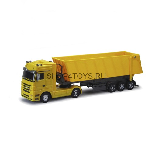 Радиоуправляемый грузовик Mercedes-Benz Actros Dump Trailer 1:32 - QY1101C-Y Радиоуправляемый грузовик Mercedes-Benz Actros Dump Trailer 1:32 - QY1101C-Y