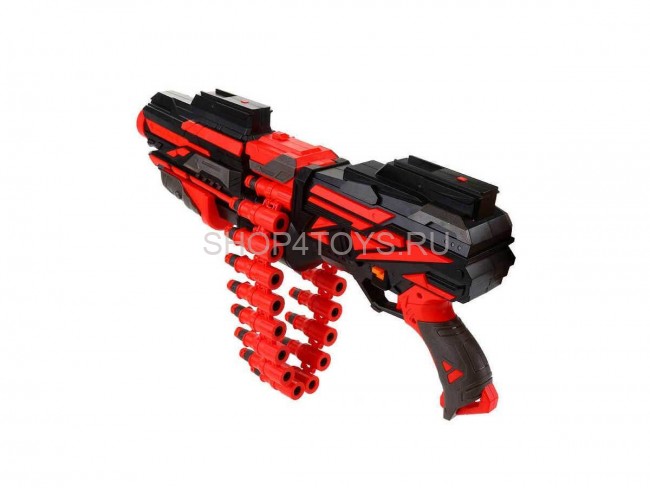 Автоматический бластер Дробовик с обоймой на 20 мягких патронов - FJ843 Автоматический бластер Дробовик с обоймой на 20 мягких патронов - FJ843