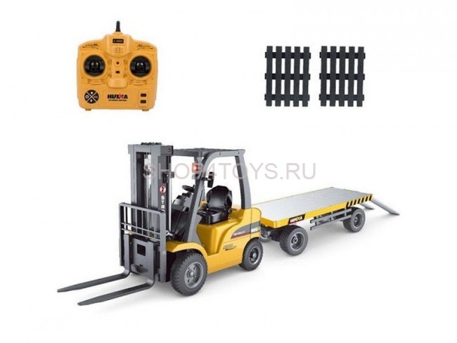 Радиоуправляемый погрузчик с прицепом HUI NA TOYS 2.4G 8CH 1:10 RTR - HN1576 Радиоуправляемый погрузчик с прицепом HUI NA TOYS 2.4G 8CH 1:10 RTR - HN1576