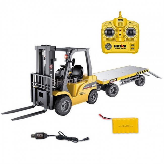 Радиоуправляемый погрузчик с прицепом HUI NA TOYS 2.4G 8CH 1:10 RTR - HN1576 Радиоуправляемый погрузчик с прицепом HUI NA TOYS 2.4G 8CH 1:10 RTR - HN1576