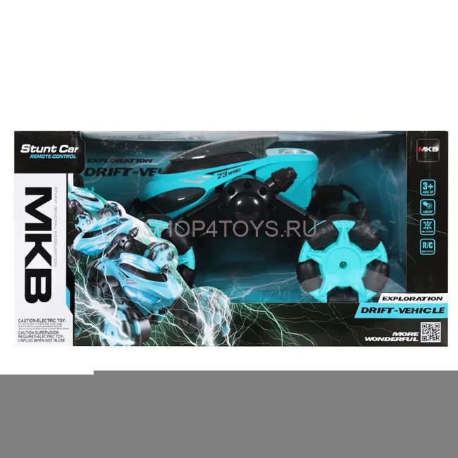 Радиоуправляемая синяя трюковая машинка Mekbao Внедорожник Чемпион - 5588-620-BLUE Радиоуправляемая синяя трюковая машинка Mekbao Внедорожник Чемпион - 5588-620-BLUE