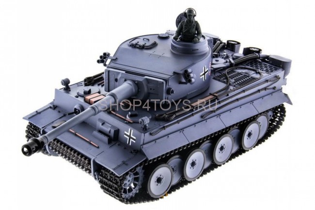Радиоуправляемый танк HL Tiger / Тигр Li-Ion с дымом 1:16 2.4G - HL-3818-1