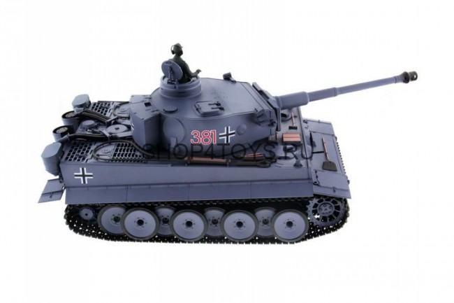 Радиоуправляемый танк HL Tiger / Тигр Li-Ion с дымом 1:16 2.4G - HL-3818-1