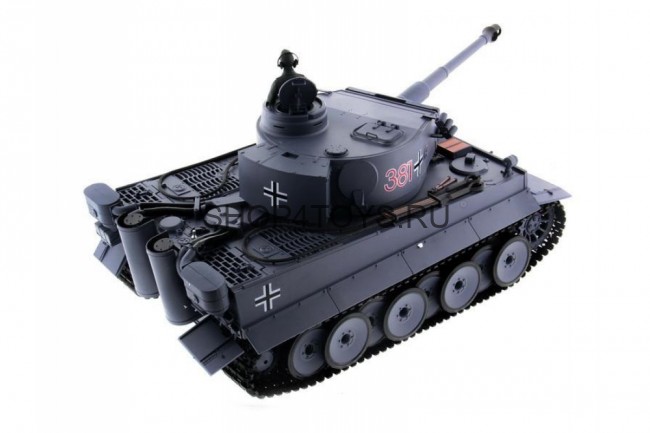 Радиоуправляемый танк HL Tiger / Тигр Li-Ion с дымом 1:16 2.4G - HL-3818-1