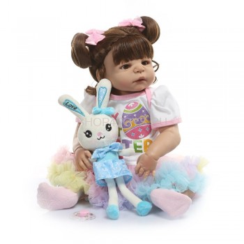 Реборн силиконовая девочка Евгения  Кукла реборн девочка силиконовая, милая, очень реалистичная  реборн, выглядит как настоящий ребенок, можно купать, можно делать прически. Купить недорого куклу реборн силиконовую можно в нашем магазине.