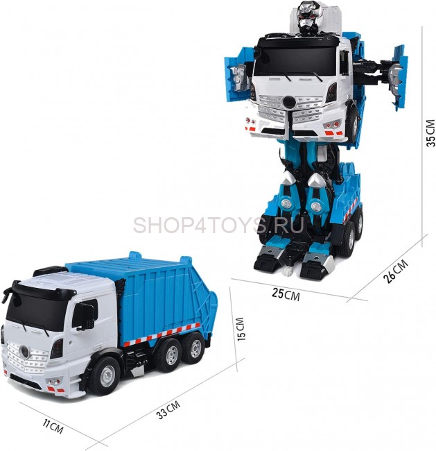 Радиоуправляемый трансформер JiaQi (мусоровоз - робот) - TT676 Радиоуправляемый трансформер JiaQi (мусоровоз - робот) - TT676