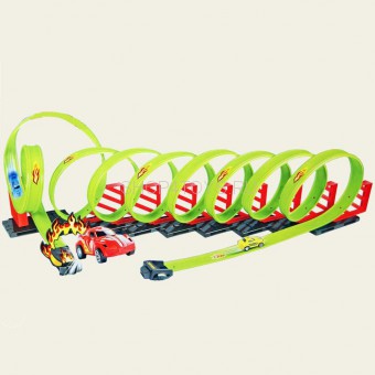 Детский пусковой трек Track Racing длина трека 650 см - 68807 Детский пусковой трек Track Racing длина трека 650 см - 68807
