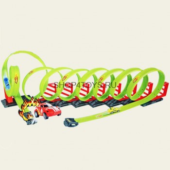 Детский пусковой трек Track Racing длина трека 650 см - 68807 Детский пусковой трек Track Racing длина трека 650 см - 68807 - это игровой набор, аналог Hot Wheels.